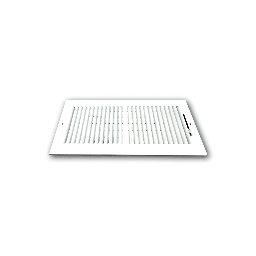 Grille de registre à deux voies 14"x6" 2SW pour murs latéraux et plafond