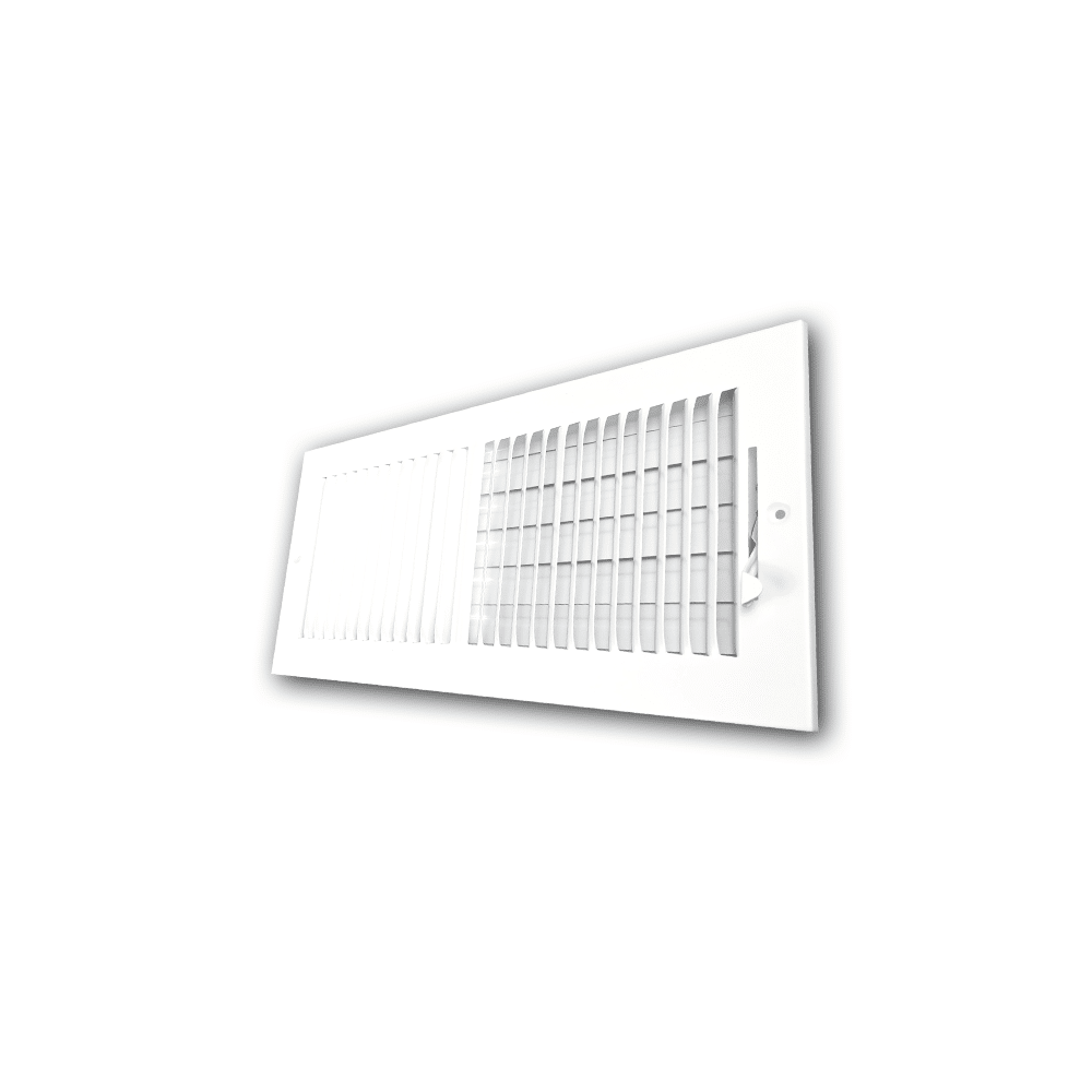 Grille de registre à deux voies 14"x6" 2SW pour murs latéraux et plafond