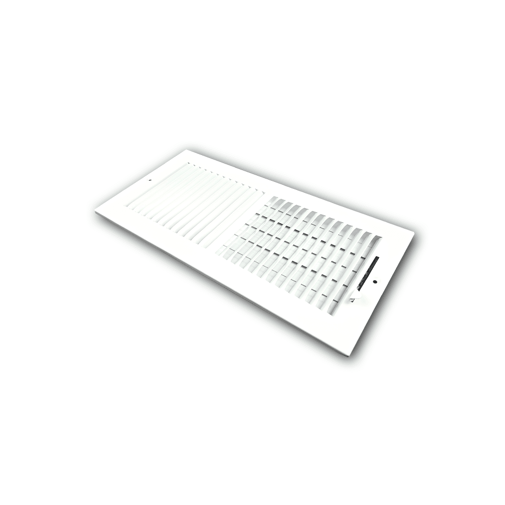 Grille de registre à deux voies 14"x6" 2SW pour murs latéraux et plafond