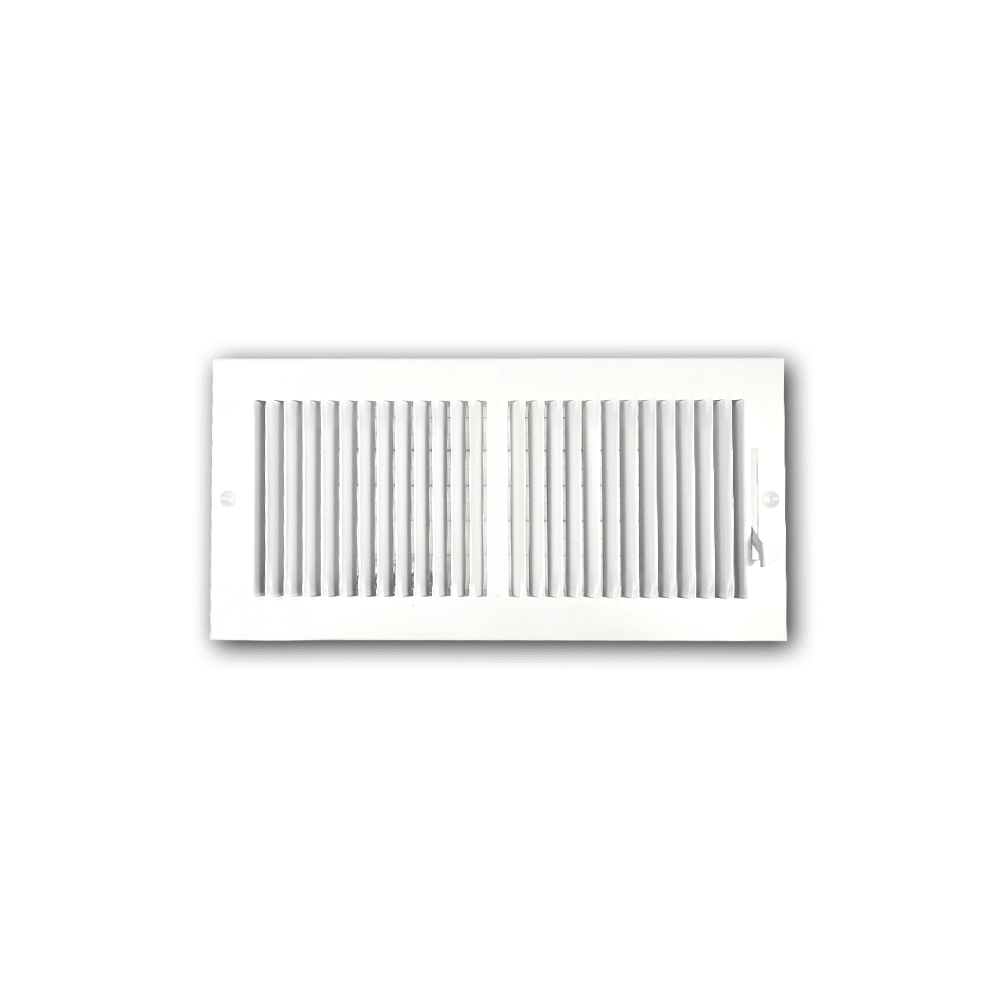 Grille de registre à deux voies 14"x6" 2SW pour murs latéraux et plafond