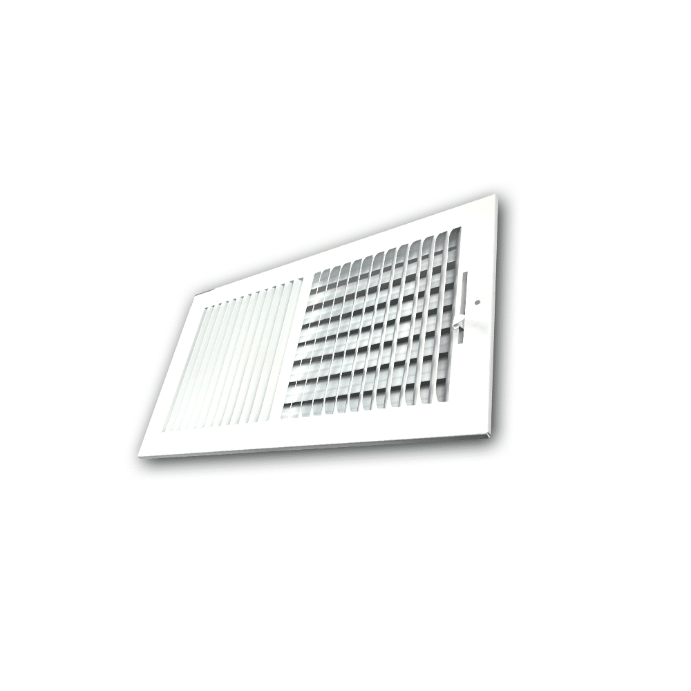 Grille de registre à deux voies 14"x8" 2SW pour murs latéraux et plafond