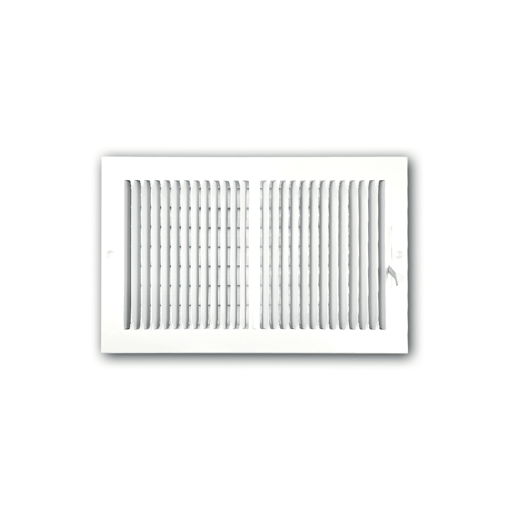 Grille de registre à deux voies 14"x8" 2SW pour murs latéraux et plafond