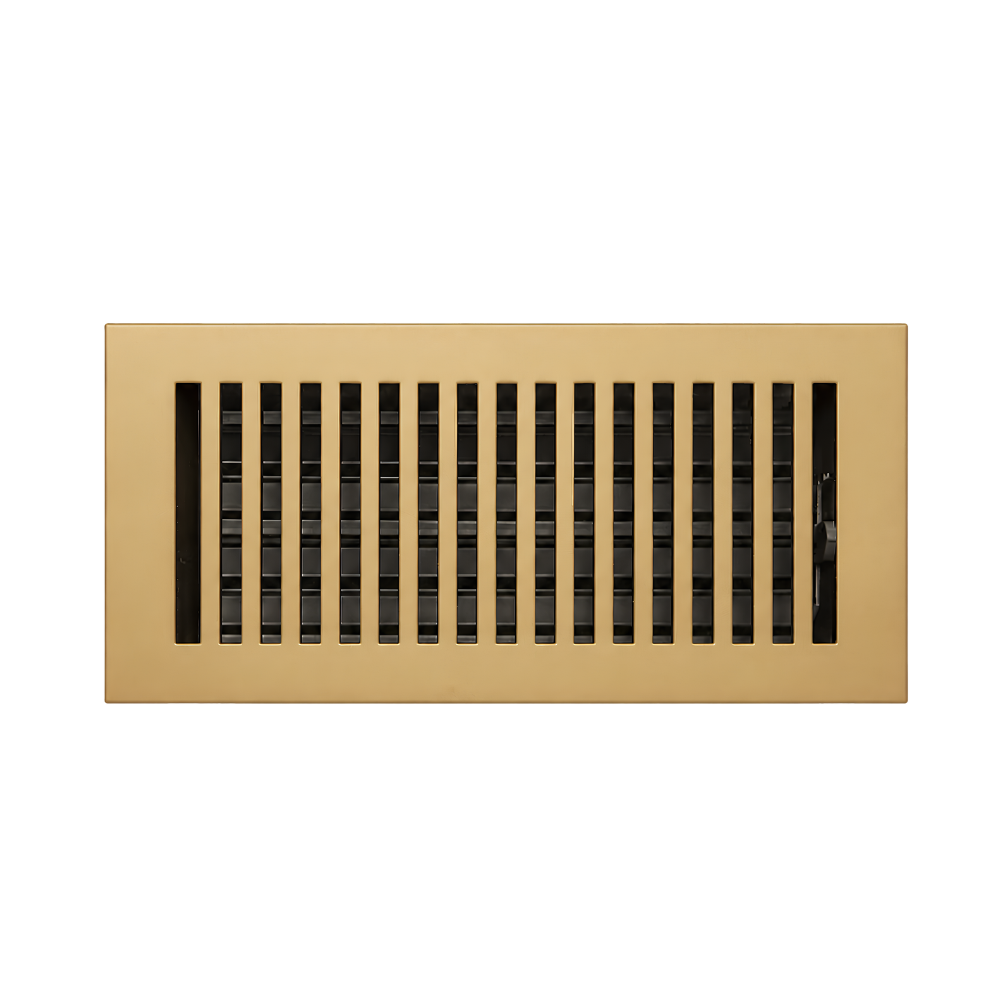 Bronze air vent on a white background