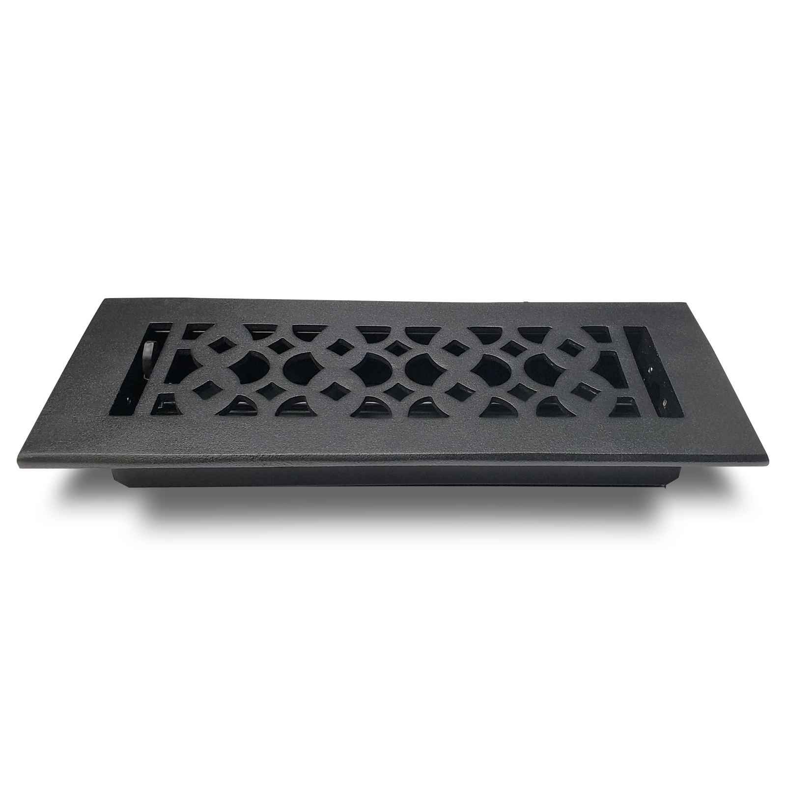 10″x 10″ Heavy Duty Solid Cast Aluminum Floor Register Vent Cover with Detachable Steel Metal Damper
