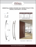 Door-Pull-Handle-Round-Half-Moon-Style-‘H’-Type-–-60-Satin