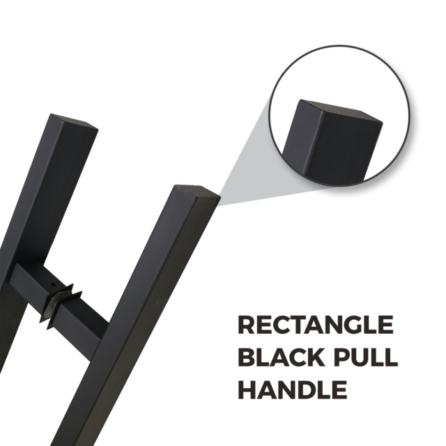 Door-Pull-Handle-Rectangle-H-Type-–-48-Black-1