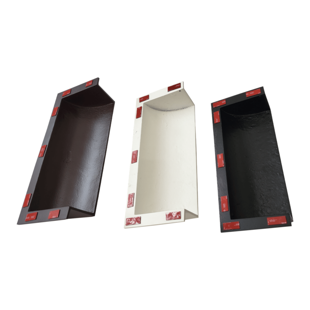 floor vent air deflector round 4"x10" heavy duty cast aluminum white