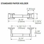 taymor sunglow paper holder drawing